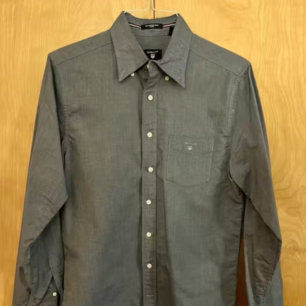 Gant chambray button up shirt vintage (M)